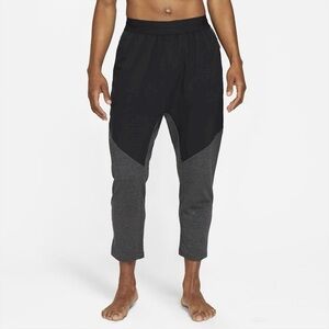 Nike Dri-fit Men's Black and Dark Gray Yoga Pants Loose Fit Size XL